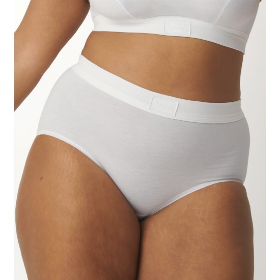 Double Comfort Maxi Briefs White