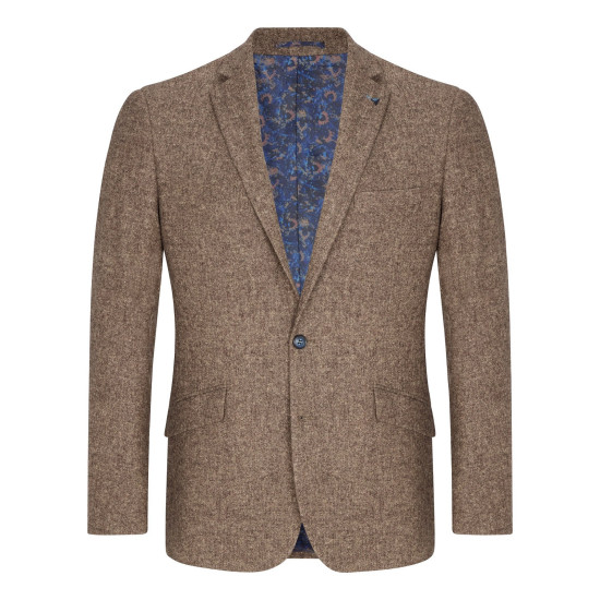 Douglas Bordeaux Jacket Brown Tweed
