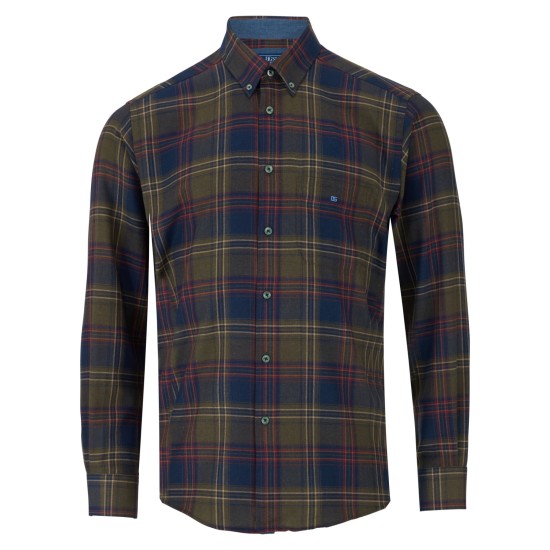 Douglas L/s Cotton Poly Khaki