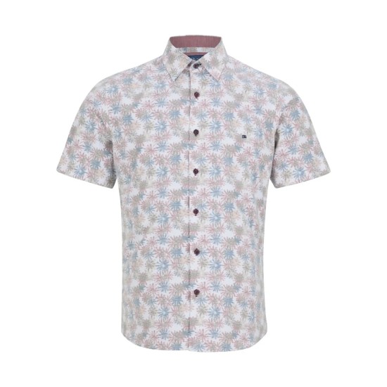 Douglas Short Sleeve Shirt Faded Print