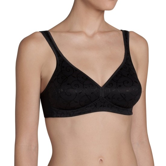 Elegant Cotton N Bra Black