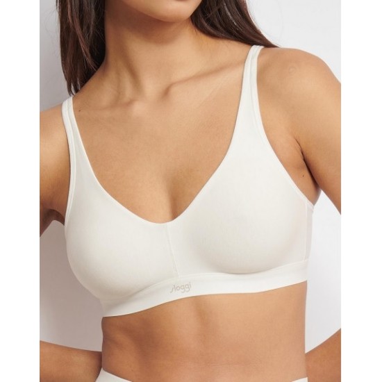 Ever Ease Soft Bra- Silk White