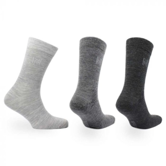 Everyday Stockholm Merino Wool Grey 3 Pack