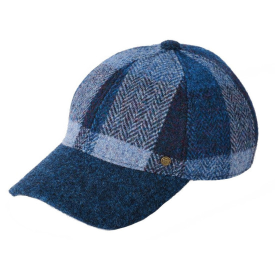 Failsworth Baseball Cap Tweed Blue