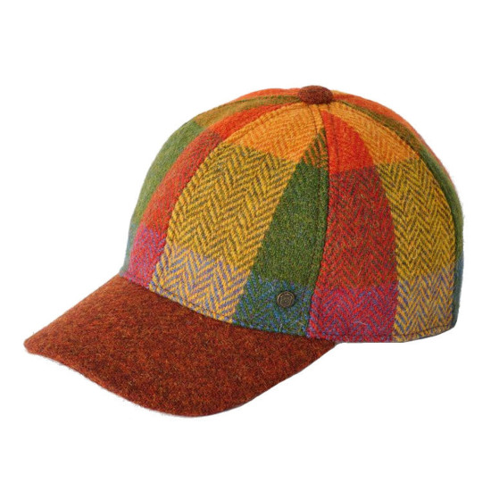 Failsworth Baseball Cap Tweed Rust