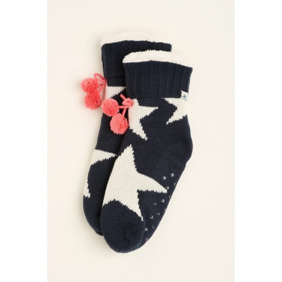 Star Knitted Slipper Sock