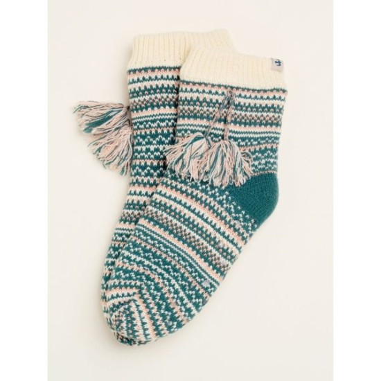 Fairisle Slipper Sock
