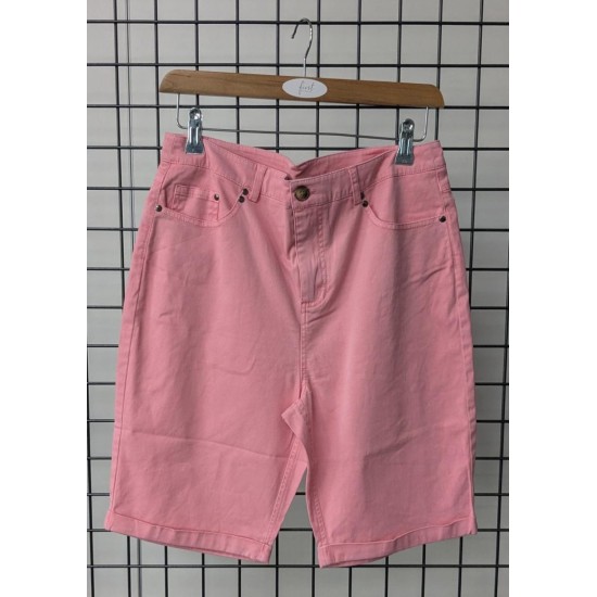 First Ave Cotton Chino Shorts- Almond Blossom