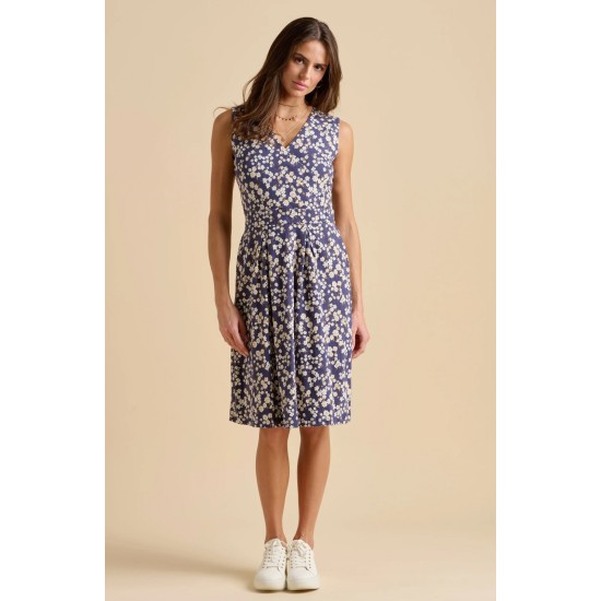 Floating Daisy Knee Length Dress