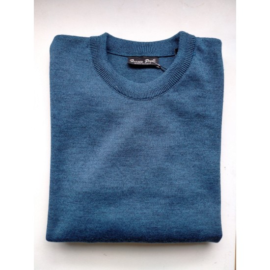 Franco Ponti  Crew Neck Dark Denim