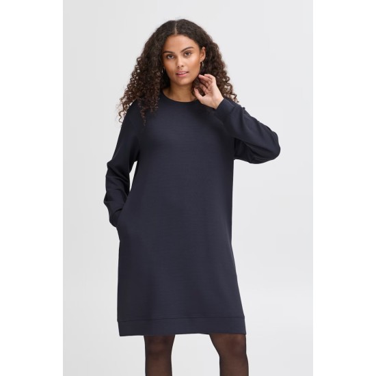 FRAurora Sweatshirt Dress- Navy