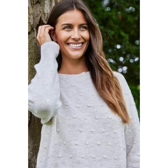FRElise Pullover 2- Limestone Mel