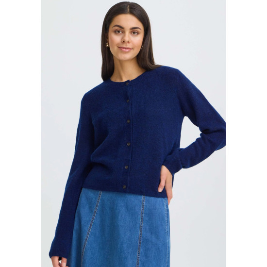 FREllis Cardigan -Blue Depths Mel