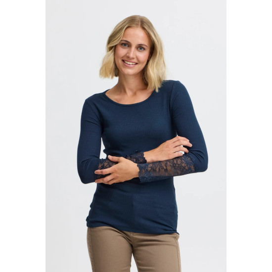 FRHIZAMOND Tee 19 Top- Navy