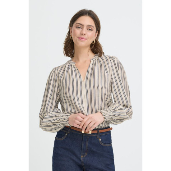 FRKAMILIA Blouse 1 - Navy Stripe