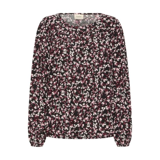 FRKIKI Blouse -Dainty Floral Black 