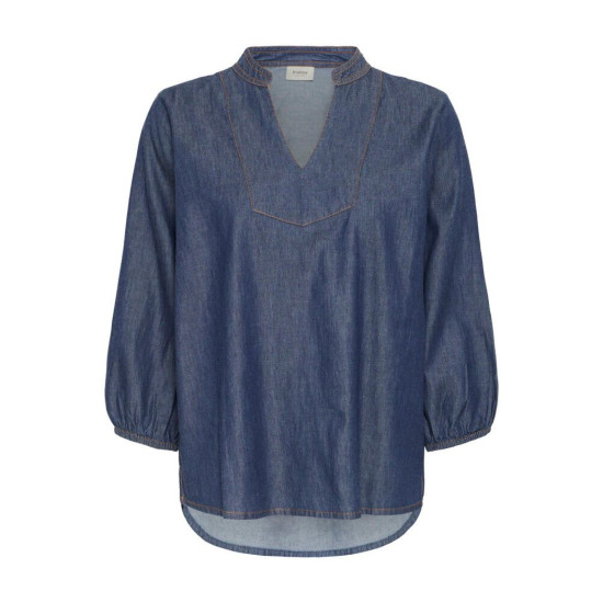 FRLARISSA Blouse 1-Raw Blue Denim