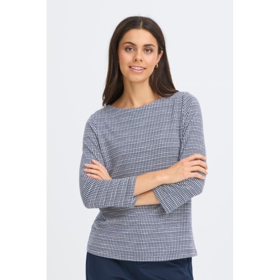 FRNiala T-Shirt 2 -Navy Check