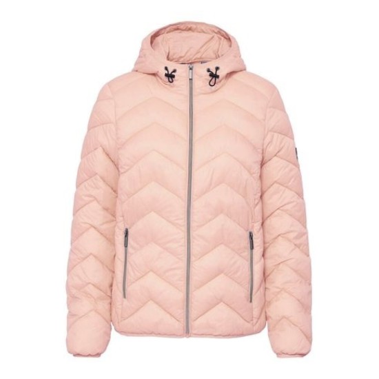 FRBAPADDING 1 Quilted Coat- Rose Smoke