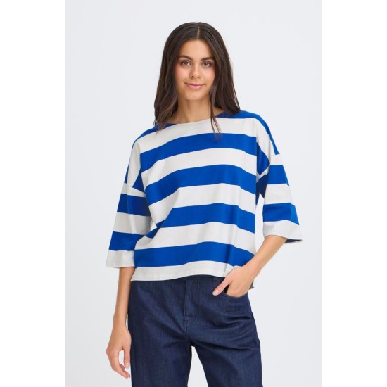 FRSIVA TEE 6 - True Blue Stripe
