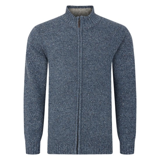 Peter Gribby Full Zip Cardigan Denim