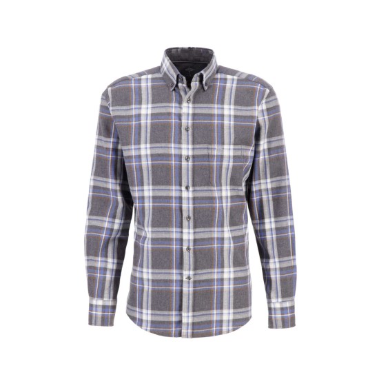 Fynch-Hatton Checked Brushed Shirt Athea