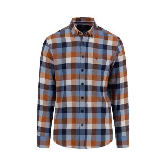 Fynch-Hatton Combi Flannel Check Shirt 