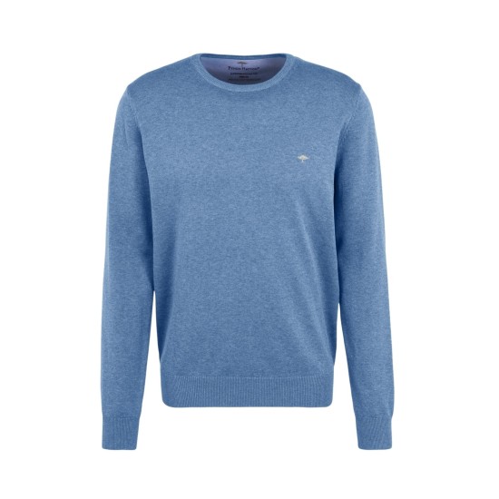 Fynch-Hatton Cotton Knit Blue