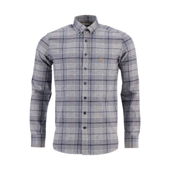 Fynch-Hatton Modern fit Shirt Navy/Grey