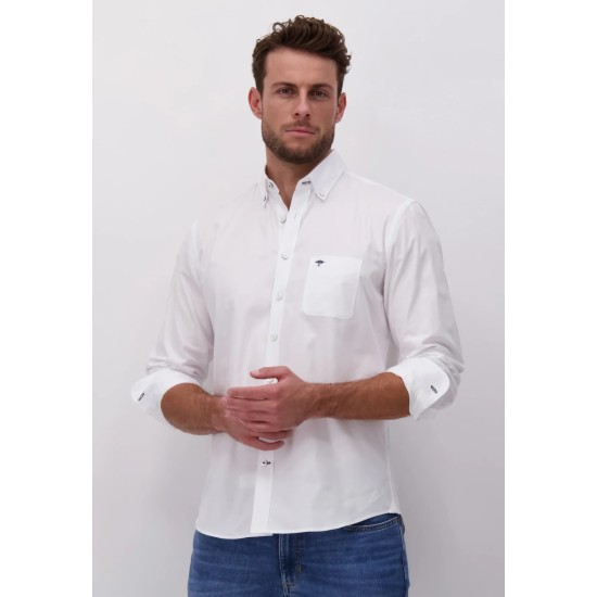 Fynch-Hatton Oxford L/s Shirt White