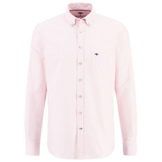 Fynch-Hatton Oxford Stripe L/s Shirt- Pink