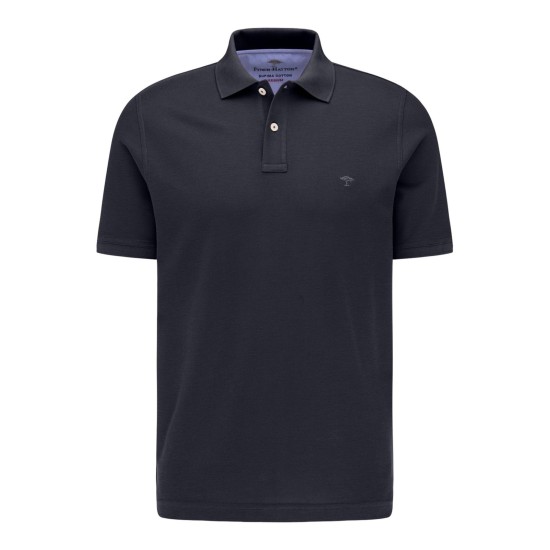 Fynch Hatton Polo Shirt Dark Navy