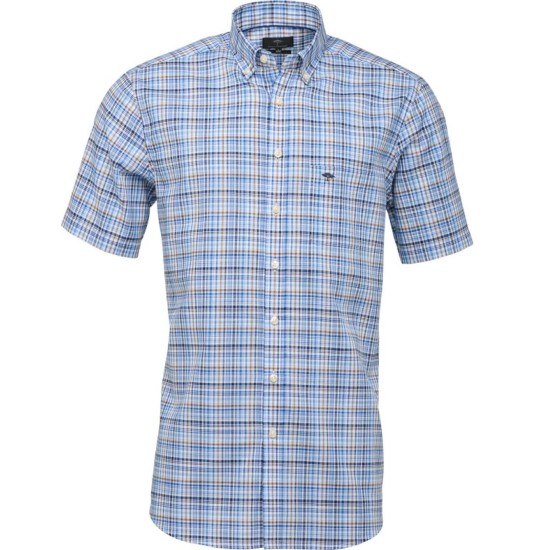Fynch-Hatton S/s Check Shirt Night Check