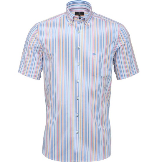 Fynch-Hatton Striped Shirt Mango Stripe