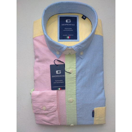 Giordano Oxford L/S Multi