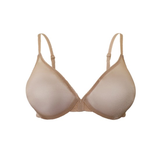 Glossies Sheer Bra- Nude