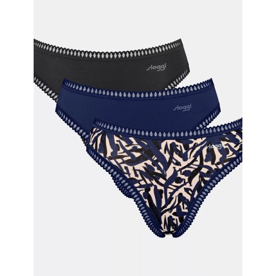 Go Crush High Leg 3pk - Blue Combo