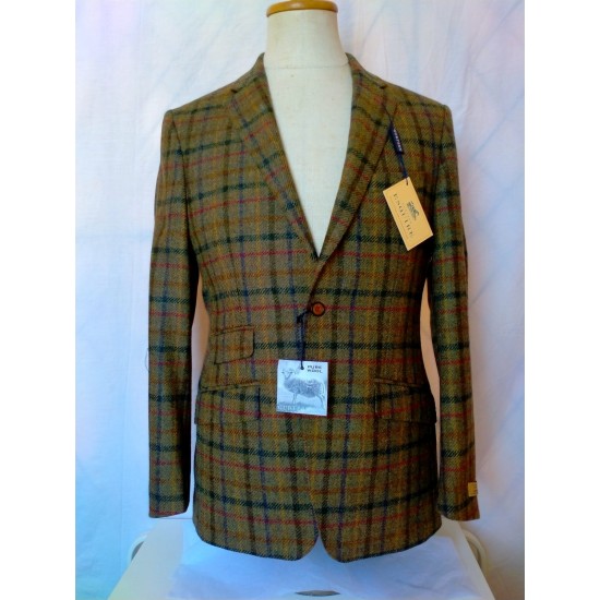 Gurteen Esq Cockfield Jacket- Green Multi Check