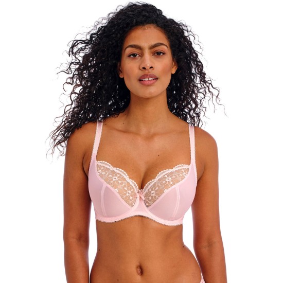 Hallie U/W Plunge Bra- Pink Champagne