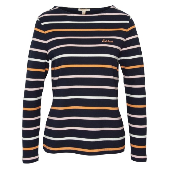 Barbour Hawkins Top - Navy Stripe