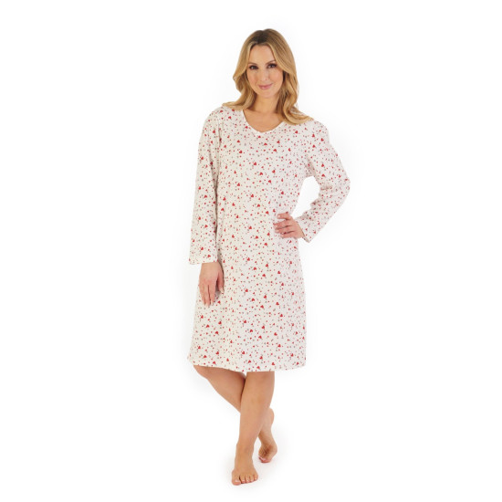 Heart Print L/S Jersey Nightdress