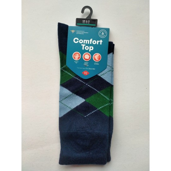 HJ Comfort Top Argyle