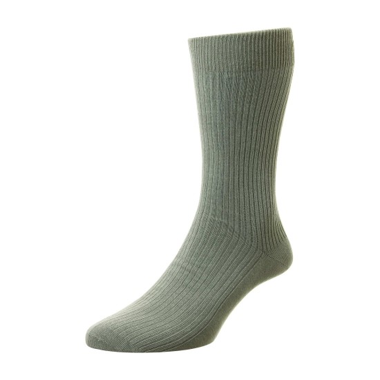 HJ Hall  Cotton Rich Sock Mid Grey