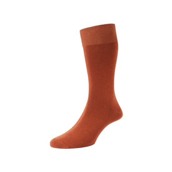 HJ Hall Cotton Rich Rust