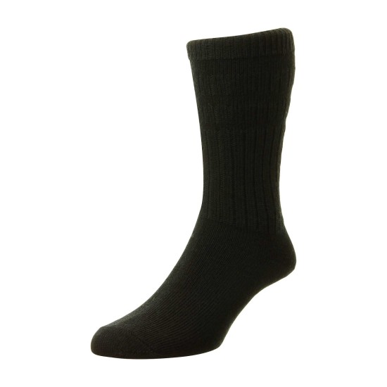 HJ Hall  Thermal Soft Top Sock Black