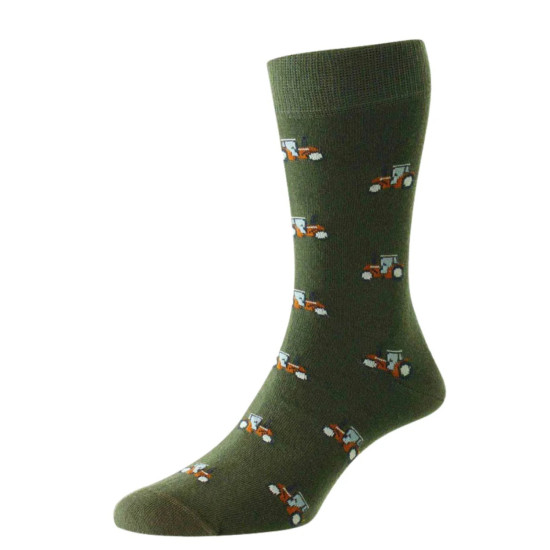 HJ Hall Cotton Tractor Dark Olive