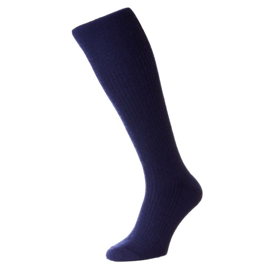 HJ Hall Half Hose 6-11 Navy