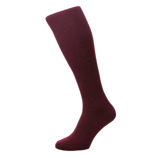 HJ Hall Long Wool Rich 6-11 Burgundy