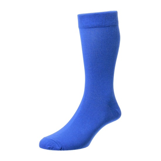 HJ Hall Supersoft Bamboo Sock Blue