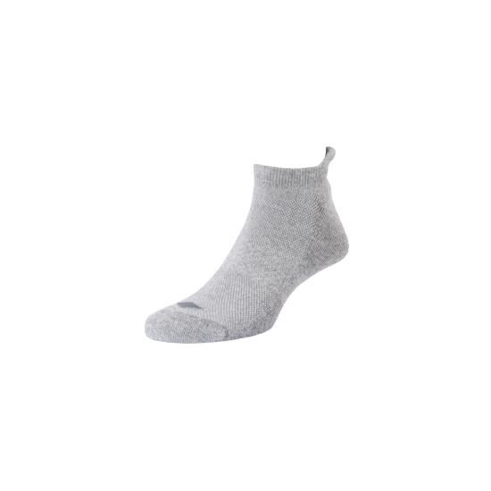 HJ Hall Technical Rambler Trainer Sock- Lt Grey